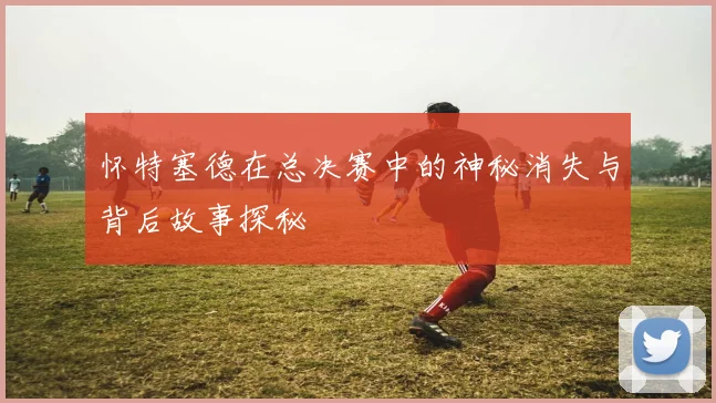 怀特塞德在总决赛中的神秘消失与背后故事探秘